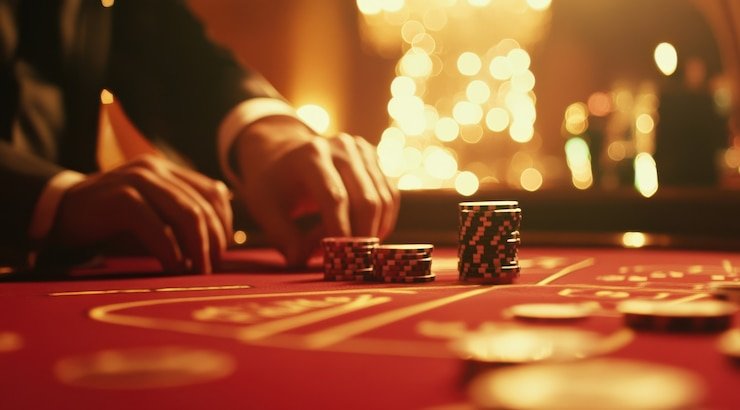 Ilustrasi antarmuka mobile sports dan casino di 36c dengan navigasi mudah dan warna merah gelap